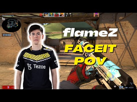 flameZ POV w/ZywOo/apEX/spinx/shushan (mirage) | FACEIT Ranked | July 17, 2023