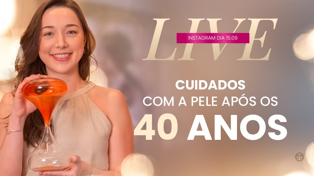 Cuidados com a pele após os 40 anos!