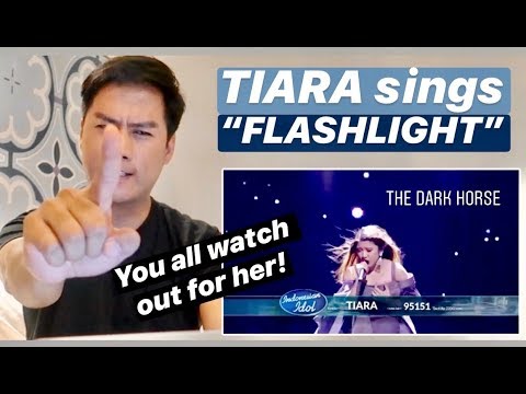 VOCALIST REACTS to TIARA - FLASHLIGHT (Jessie J) - Indonesian Idol 2020