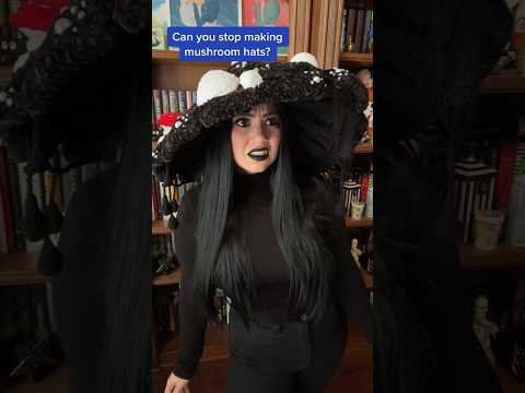 This mushroom crochet pattern is 🔥🔥 pattern by the twisted hatter #crochet #mushroom #inkymushroom