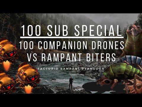100 Subscriber Special - S02E18 - 100 Combat Companion Drones vs an army of Rampant Biters