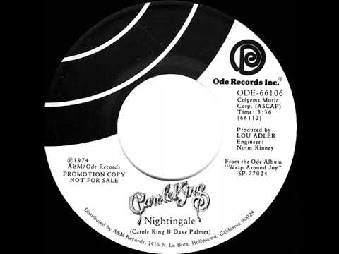 1975 Carole King - Nightingale (mono radio promo 45)