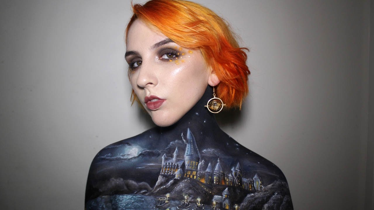 Hogwarts Body Paint Timelapse thumnail