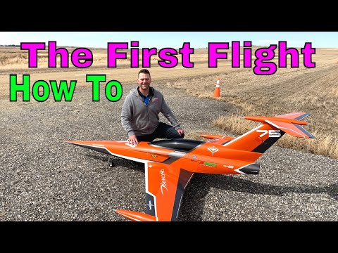 HOW TO MAIDEN A JET - Aviation Design Diamond Detailed First Flight
