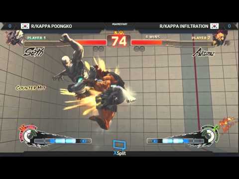 Double Elimination - Winners Finals -R/KAPPA Infiltration (Akuma) Vs. R/KAPPA Poongko (Seth)