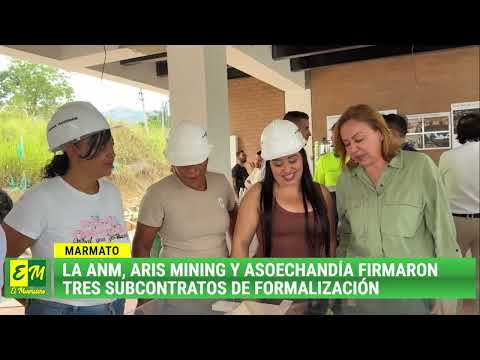 #ElMarmateño 🚨| Más de 300 mineros de Marmato avanzan hacia la formalización con nuevos acuerdos 📄⚒️
