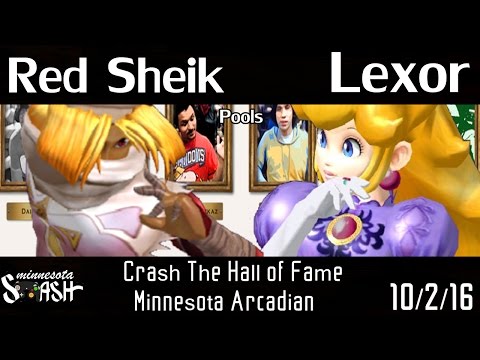 [Melee Singles Pools] Red Sheik (Sheik) vs Lexor (Peach/Fox) [DownB Arcadian]