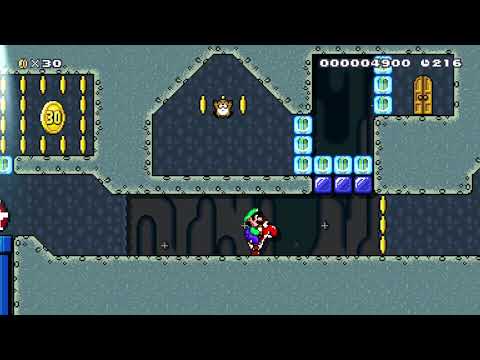 Frostburn Cave by Crater04 🍄 Super Mario Maker 2 🍄 No Commentary 1cd