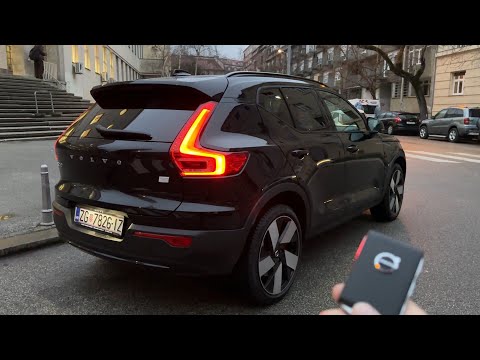 VOLVO XC40 Facelift (2023) - EVENING POV Probefahrt (COOL AMBIENT Lichter, digitales Cockpit)