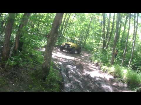 Jeep TJ 4" lift on 33's