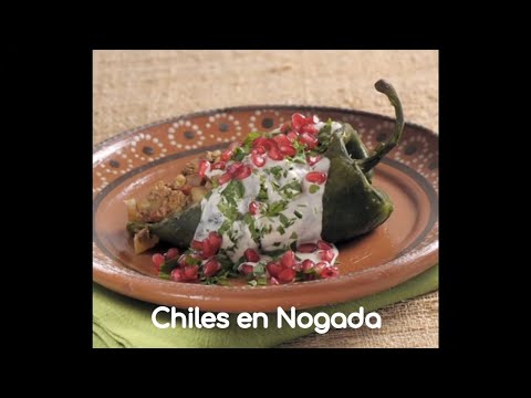Chiles en nogada, la mejor receta