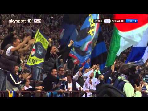 Stankovic goal  da centrocampo Inter-schalke-commento piccinini