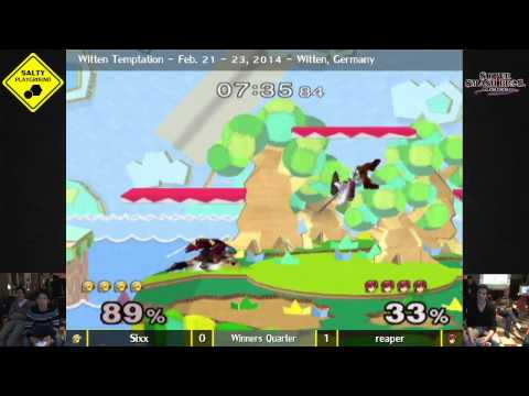Witten Temptation - Sixx vs reaper - Winners Quarter Final SSBM