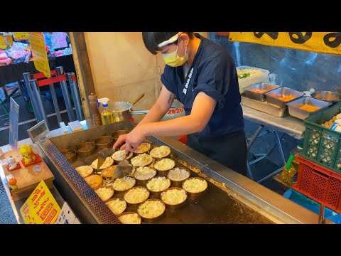 [🇹🇼 4K] Comida de rua de Taiwan - Mercado noturno turístico de Taipei Raohe Mercado noturno turístico de rua Raohe