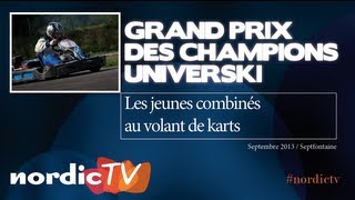 preview picture of video 'Universki : les jeunes combinés s'affrontent au karting'