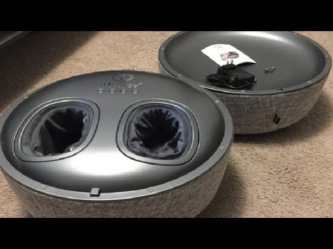 iReliev A mobília funcional do massageador de pés otomano aumenta a revisão da circulação do fluxo sanguíneo