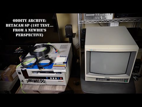 Oddity Archive: Episode 262.75 – Betacam SP (1st Test…From A Newbie’s Perspective)