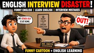 English Interview Disaster 😂 | Learn English Through Funny Stories | English Speaking Practice