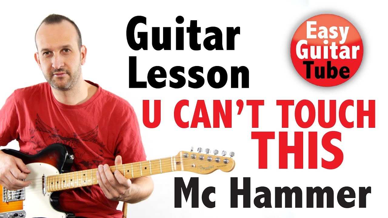 How to Play U Can't Touch This by MC Hammer (Easy Guitar Tutorial/Lesson with TABS)