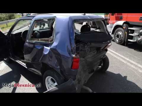 11.07.2016 Oleśnica - wypadek na ul. Wojska Polskiego