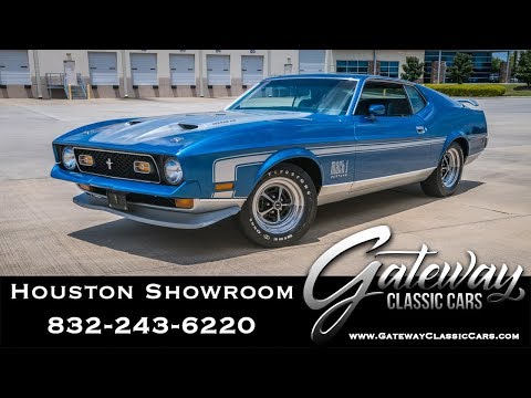 1971 Ford Mustang Mach 1 Gatewayway Classic Cars #1571 Houston Showroom