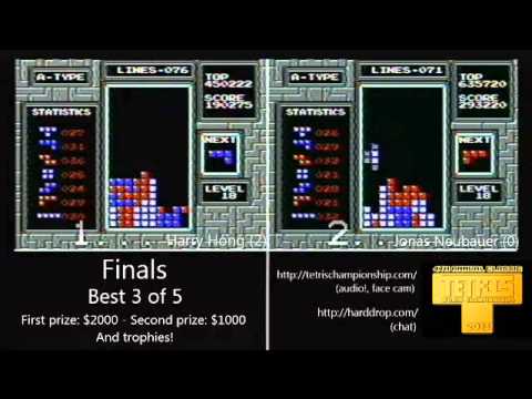 NES Tetris 2013 Portland Championship CTWC 4/4: Final - Jonas Neubauer vs Harry Hong