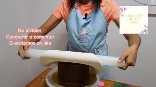 Aprende a forrar con fondant