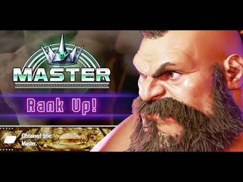 They said I couldn't get Master rank with Zangief...So I did