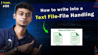 Download the video "#50 How To Write Into a Text File-File Handling in Java | In Tamil | Java Tutorial Series | EMC"