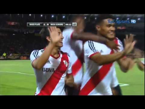 Gol de Lanzini. River 2 Boca 0. Torneo de Verano 2014