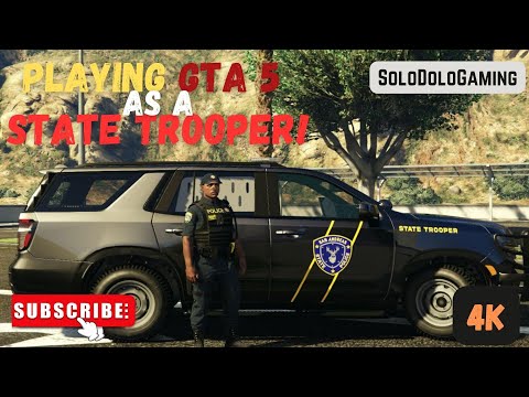 Playing GTA 5 as Trooper Graves I GTA 5 I LSPDFR - Highway Patrol