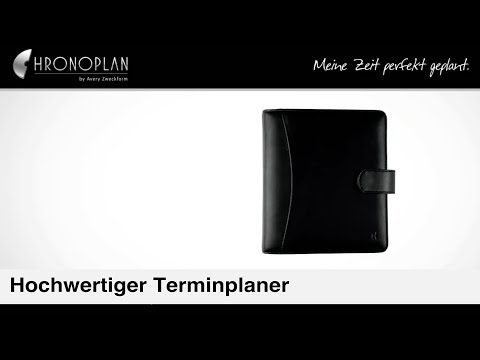 Artikelvideo 1 für CHRONOPLAN Terminplaner Standard A5 Compact A5 Leder, Artikelnummer 272153