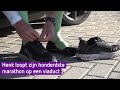 Henk is klaar met corona en loopt daarom bijzondere marathon