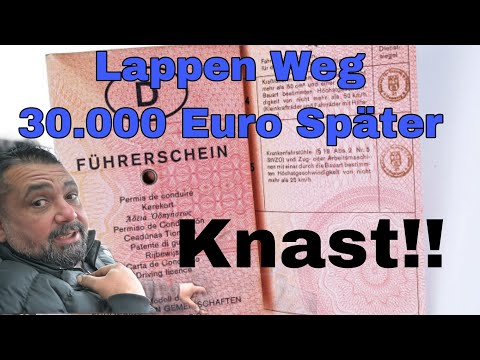 Ohne Führerschein, Bewährung,8 Monate Knast. 30.000 Euro Später .Nichts als die Wahrheit