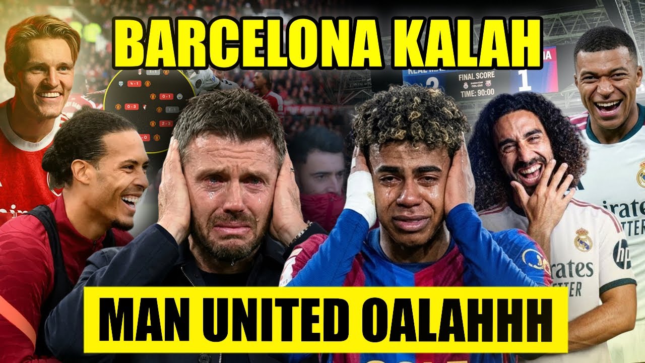 BARCELONA DIPERMALUKAN MADRID DI EL CLASICO, MAN UNITED UDAH GA ADA URAT MALUNYA LAGI WKWK