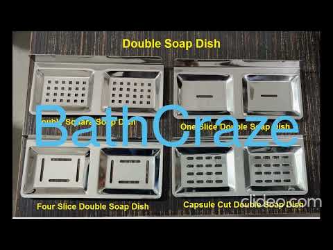 Bath craze stainless steel ss shelf with glass