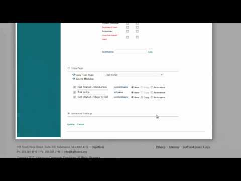 27. Copying Pages - DNN Video Tutorial - Embolden