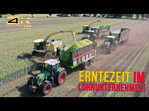 Lohnunternehmen Henke – Grünfutterernte & GPS-Silage | Teil 2
