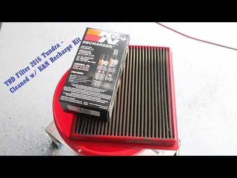 Cleaning K&N Style Filters - K&N Recharge kit