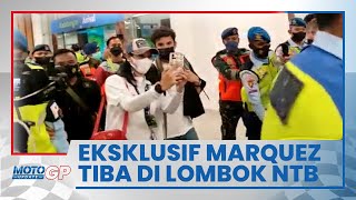 Marc Marquez Sudah Tiba di Mandalika, Langsung Diserbu oleh Penggemar
