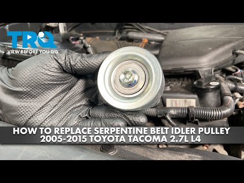 How to Replace Serpentine Belt Idler Pulley 2005-2015 Toyota Tacoma 2.7L L4