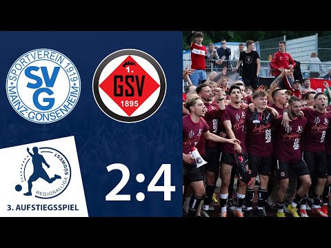 Göppingen macht den Aufstieg klar! | SV Gonsenheim - 1. Göppinger SV | 3. Aufstiegsspiel RLSW