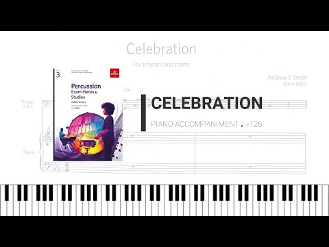 ABRSM G3 Percussion 2020 (B5) Celebration (Piano accompaniment)