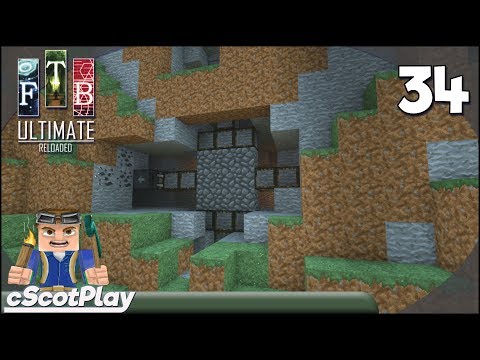 FTB Ultimate Reloaded w/ cScot : Ep 34 –ProjectRed 3x3 Frame Motor Door – Part 1