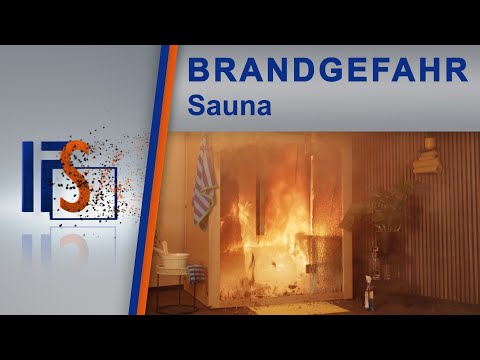 Brandgefahr Sauna