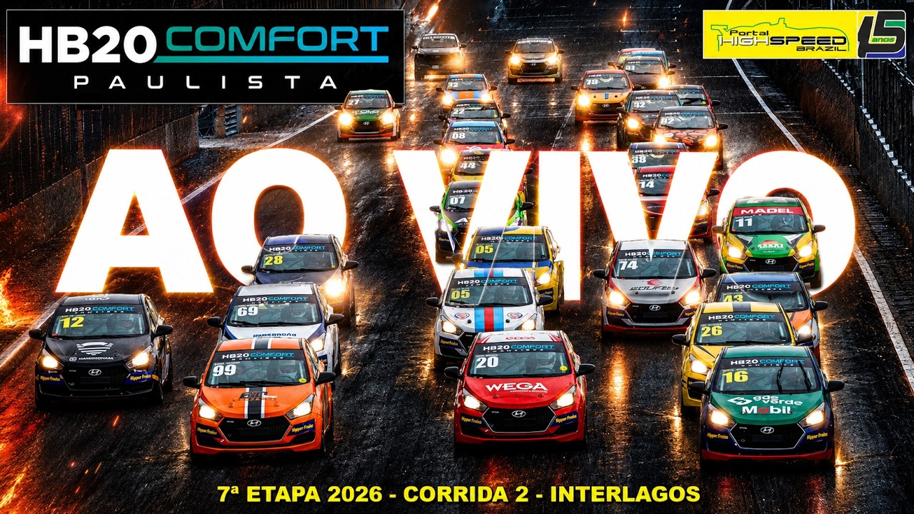 🔴 HB20 COMFORT PAULISTA | Corrida Noturna 2 | 6ª Etapa 2026 | Interlagos (SP) | Ao Vivo
