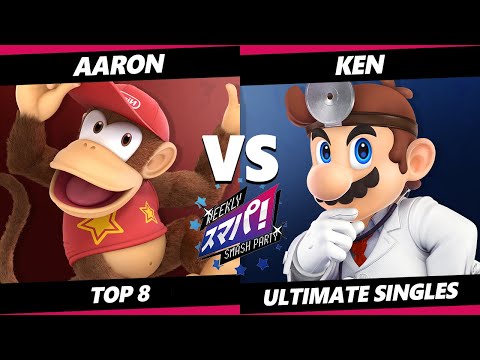 Sumapa 76 - Aaron (Diddy Kong) Vs. KEN (Dr. Mario) SSBU Ultimate Tournament