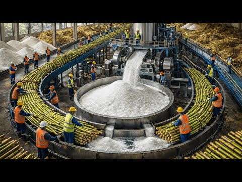 How From Sugar Cane to Sugar: A Complete Factory Process (Full Process)