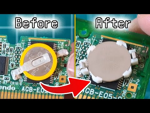 My NEW FAVORITE Way to replace a GBA Battery!