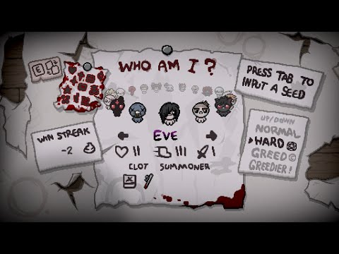 TBOI Repentance: All Tainted Eve Completion Marks